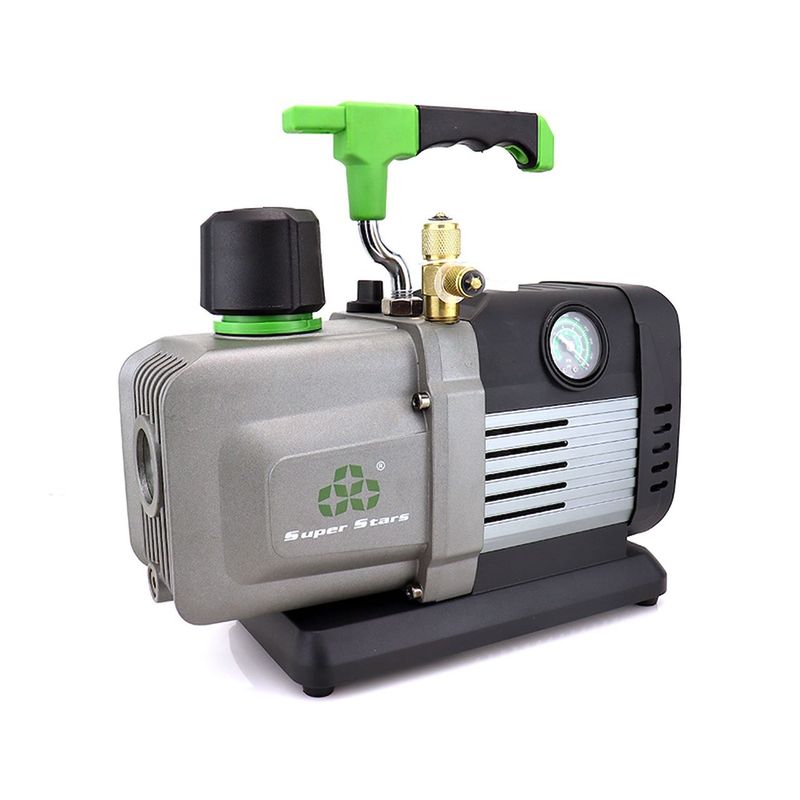 Pompe à vide R32 double étage 127l/mm avec vacuomètre