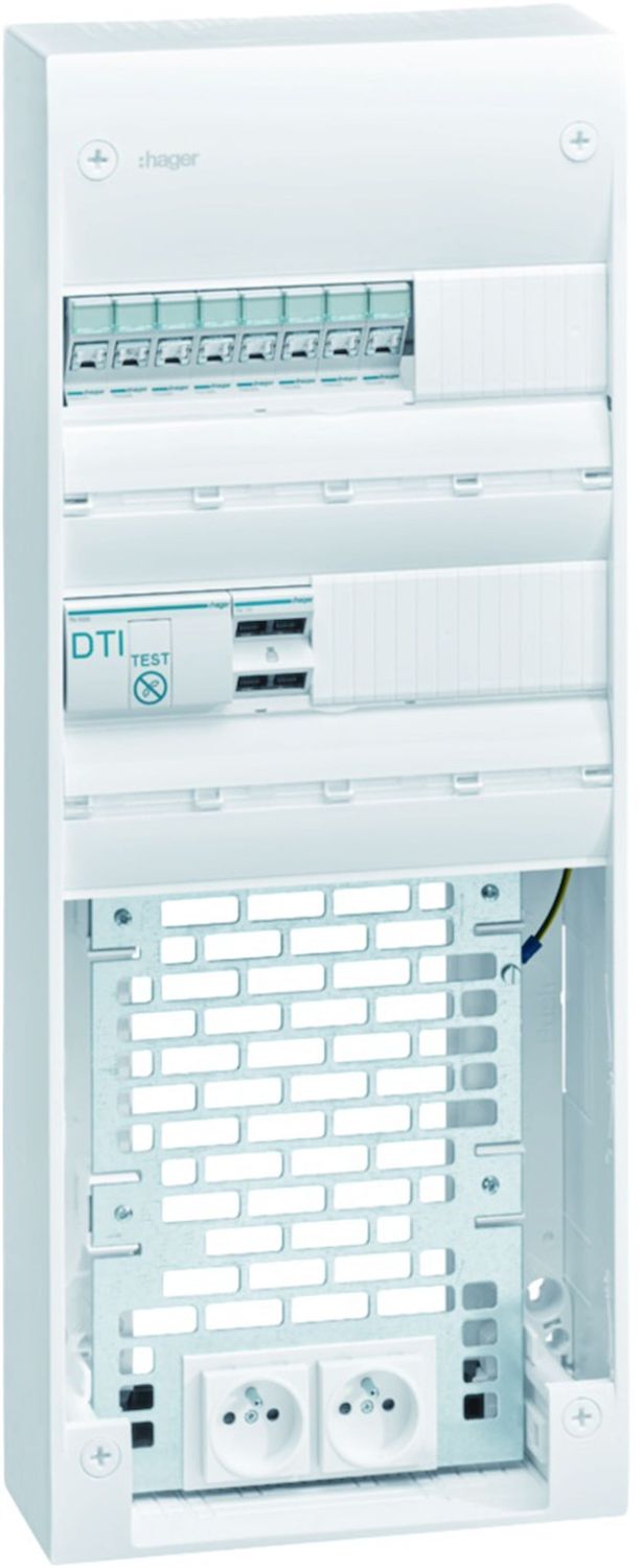 Coffret de communication Grade 3 Hager + Platine 