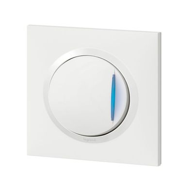 Poussoir Lumineux Dooxie One 6A 250V~ – Complet et Facile à Installer