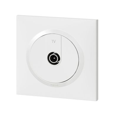 Prise TV Simple Étoile Blindée Dooxie One – Compatible TV UHD et 4K