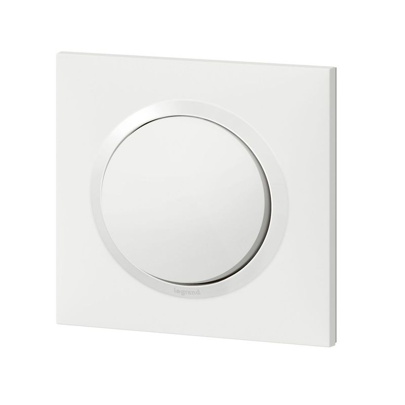 Poussoir Simple Dooxie One 6A 250V~ – Installation Facile et Design Moderne