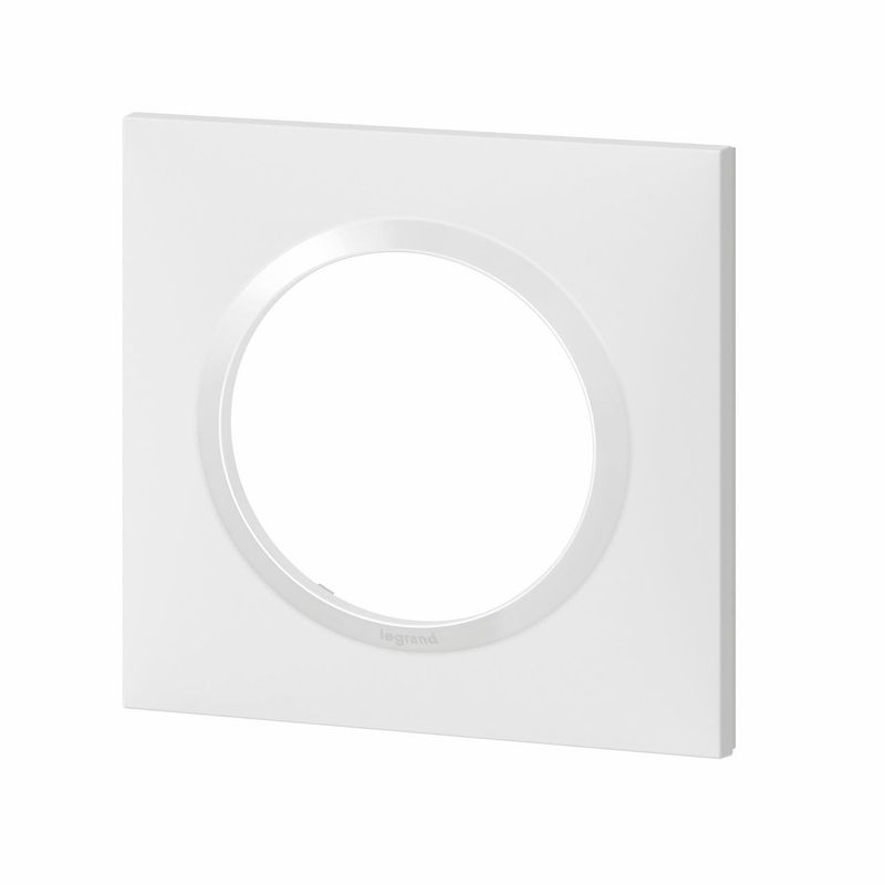 Plaque de Finition Carrée Dooxie 1 Poste – Esthétique et Installation Parfaite