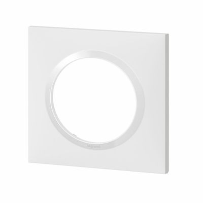 Plaque de Finition Carrée Dooxie 1 Poste – Esthétique et Installation Parfaite