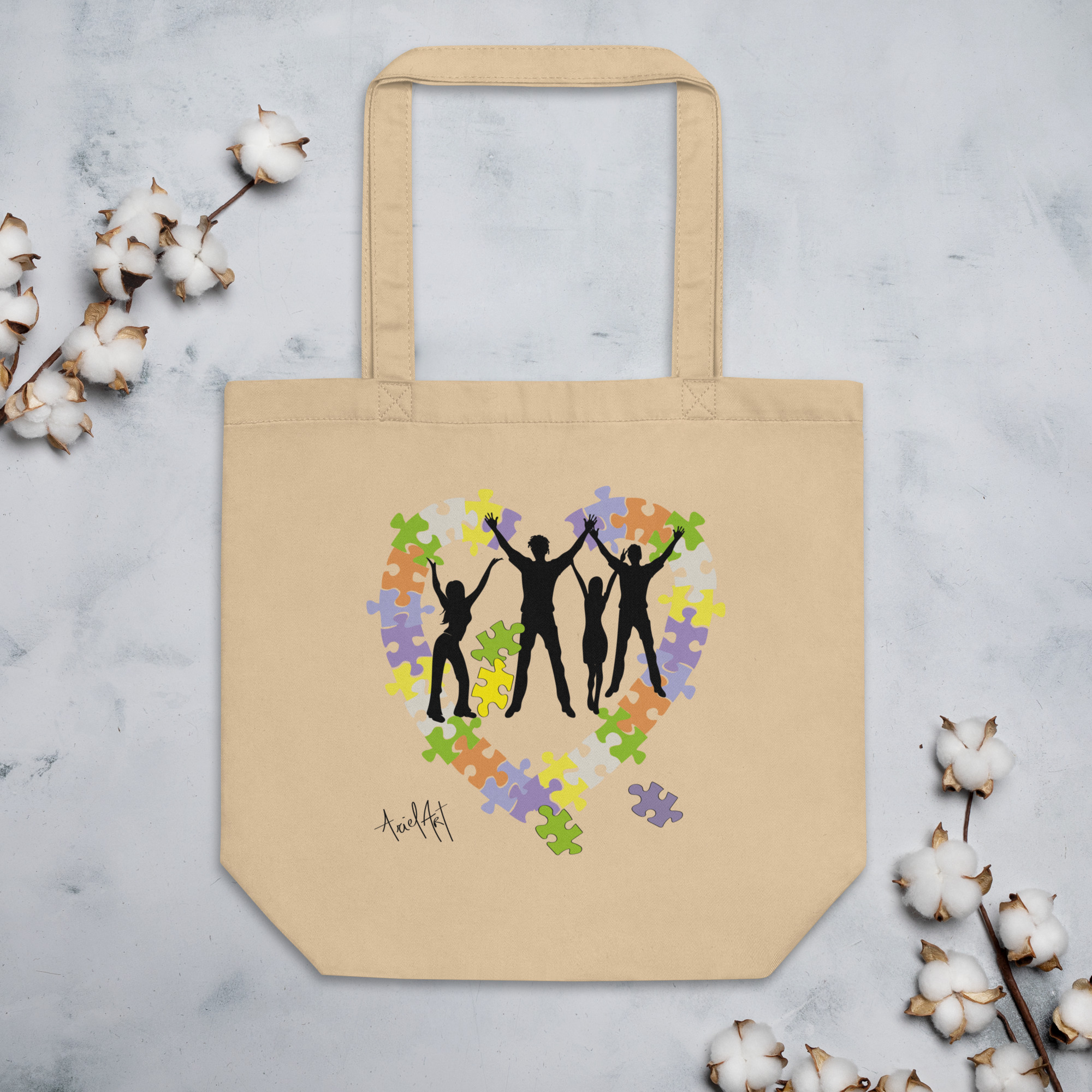 Shopping Bag Puzzle tonalità pastello