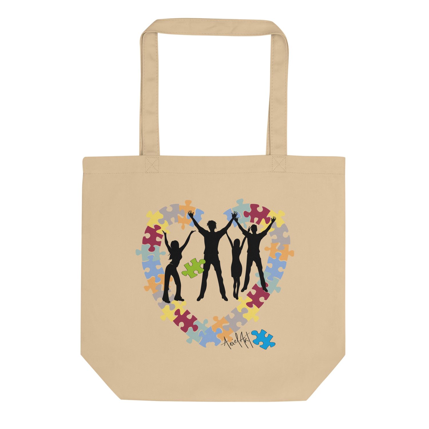 Ecological Shopping Bag Puzzle Warm Tones