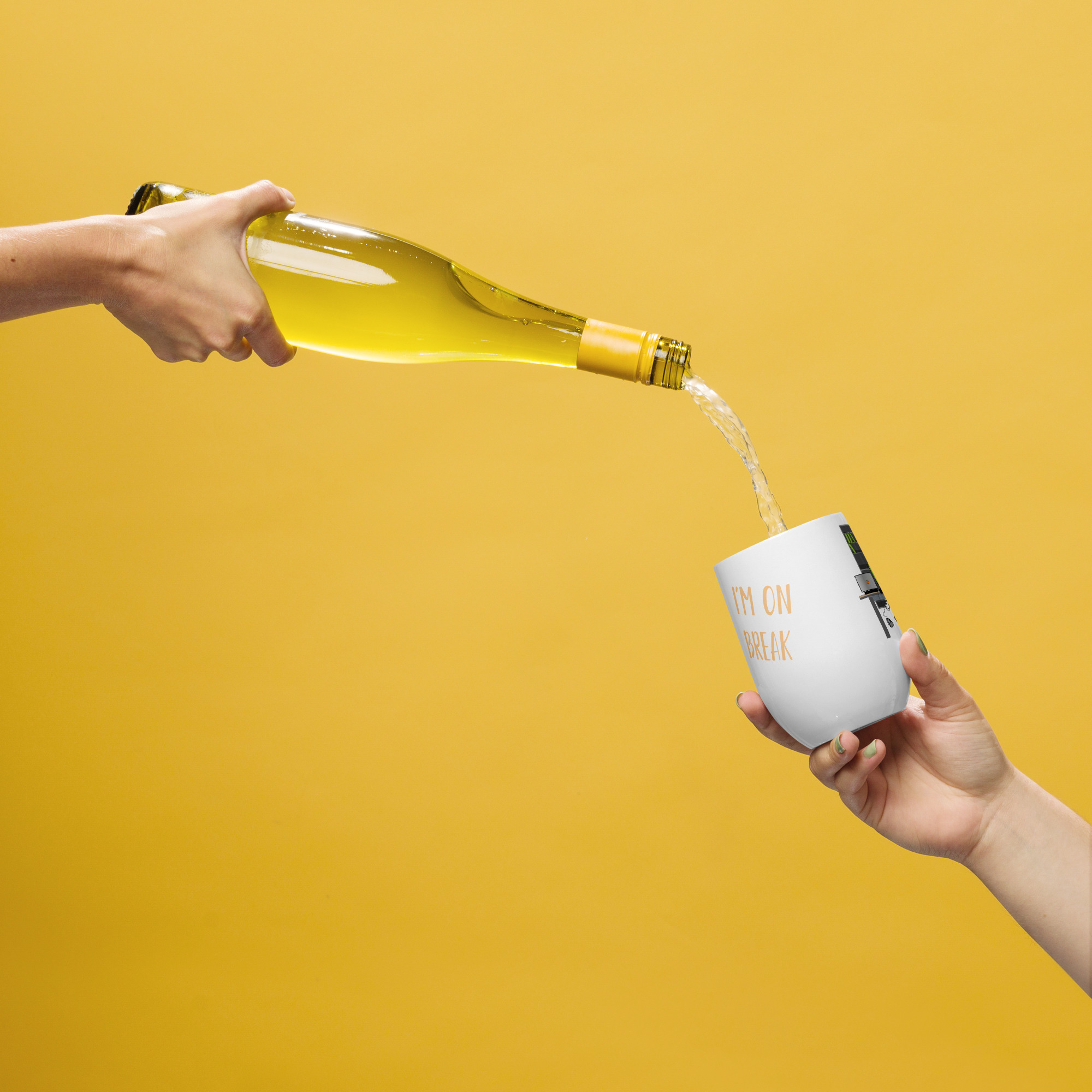 Bicchiere da viaggio in acciaio - Nico in ufficio