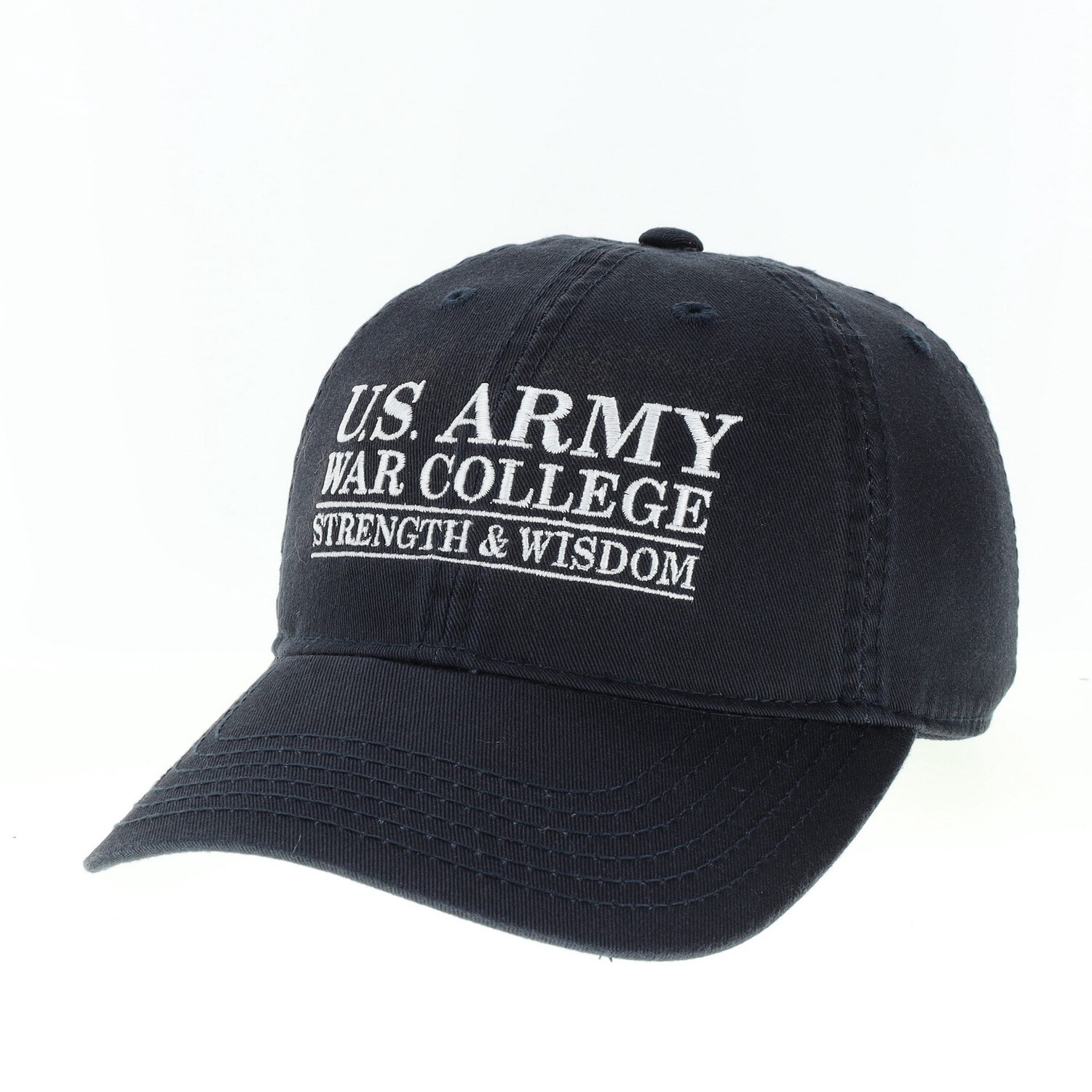 Strength &amp; Wisdom Twill Hat, Navy, Size: One Size, Colour: Navy