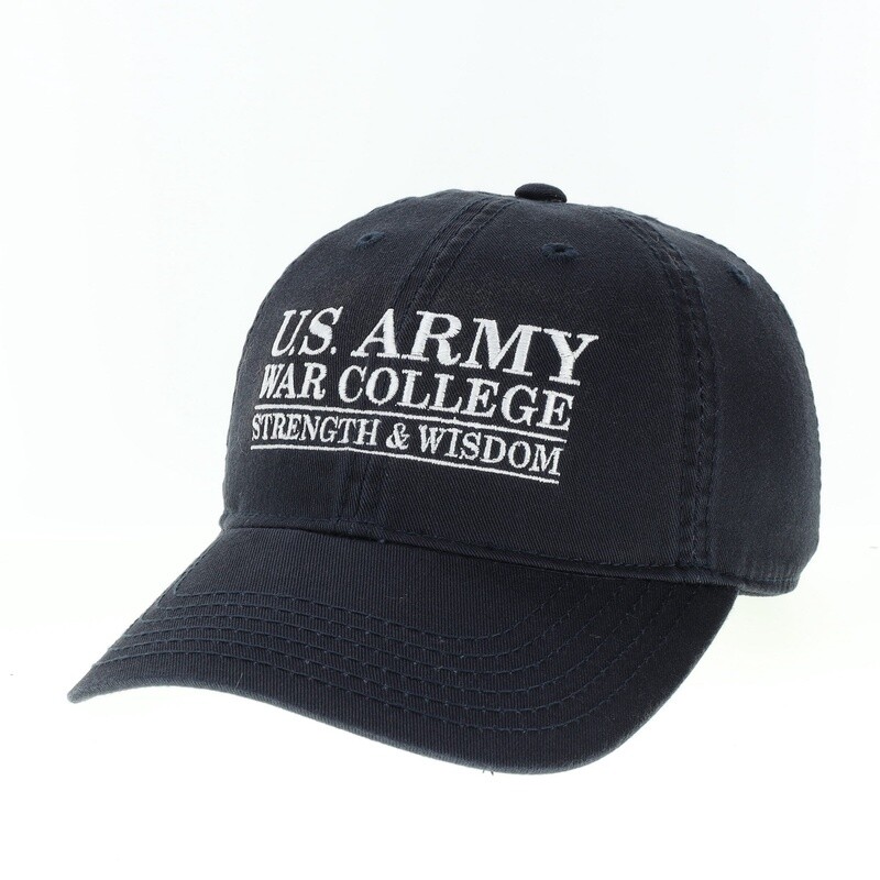 Strength &amp; Wisdom Twill Hat, Navy