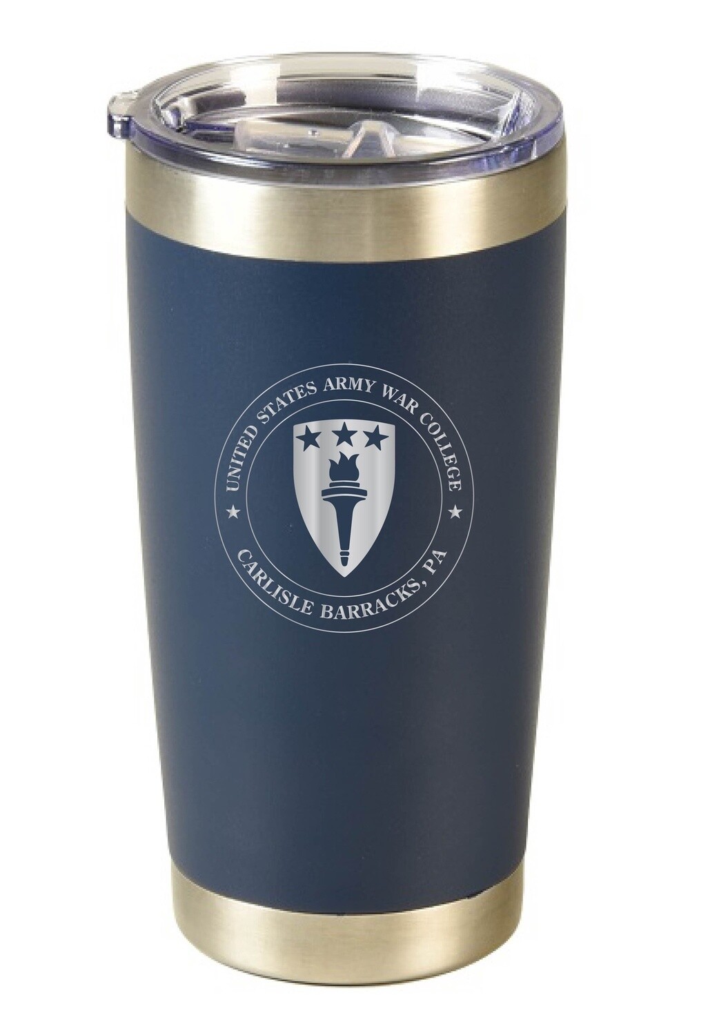 Tumbler, Laser Etched Blue