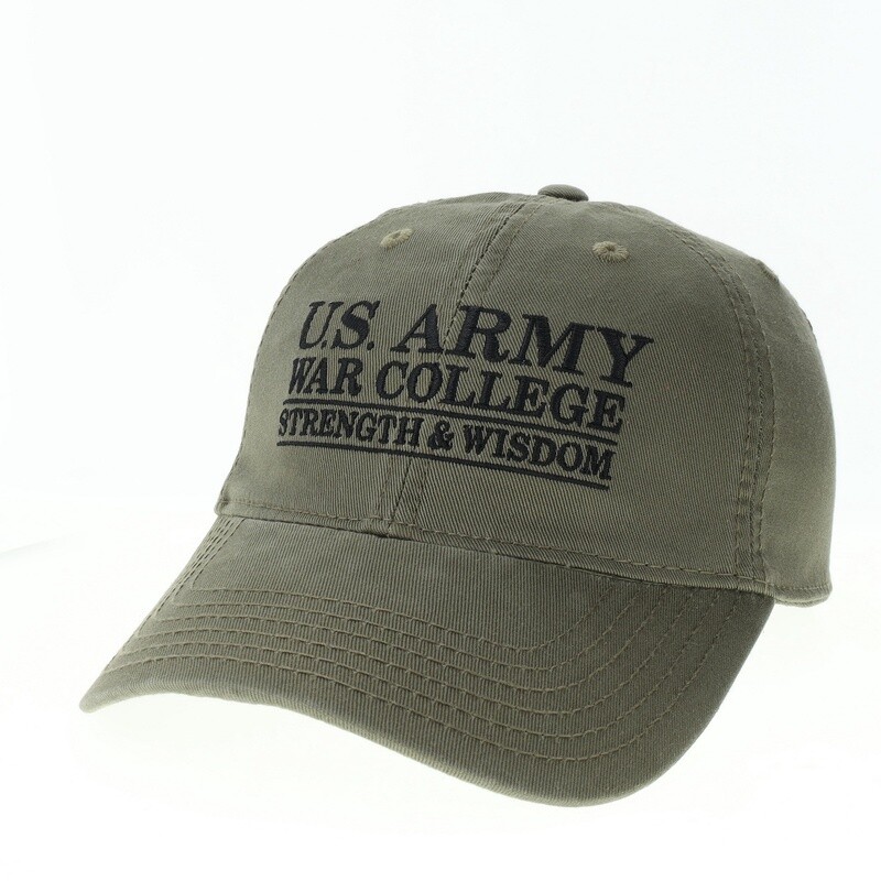 Strength &amp; Wisdom Twill Hat, Moss Green