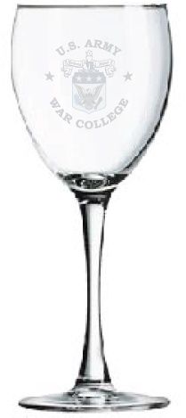 Wine Glass, Stemmed Etched- 12 oz