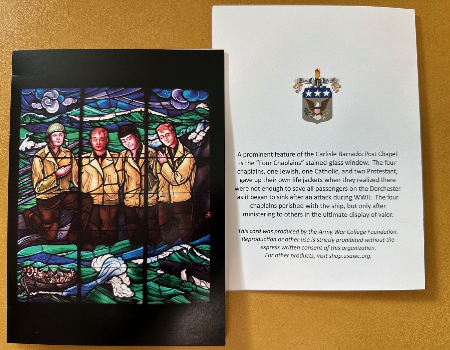 Four Chaplains Notecards