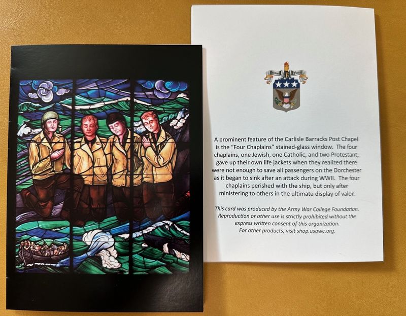 Four Chaplains Notecards