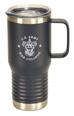 Travel Mug, Handled Navy Blue
