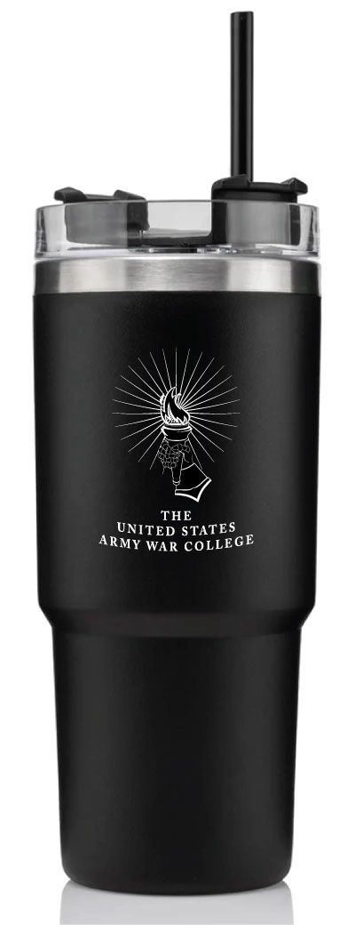 Tumbler with Straw, Black