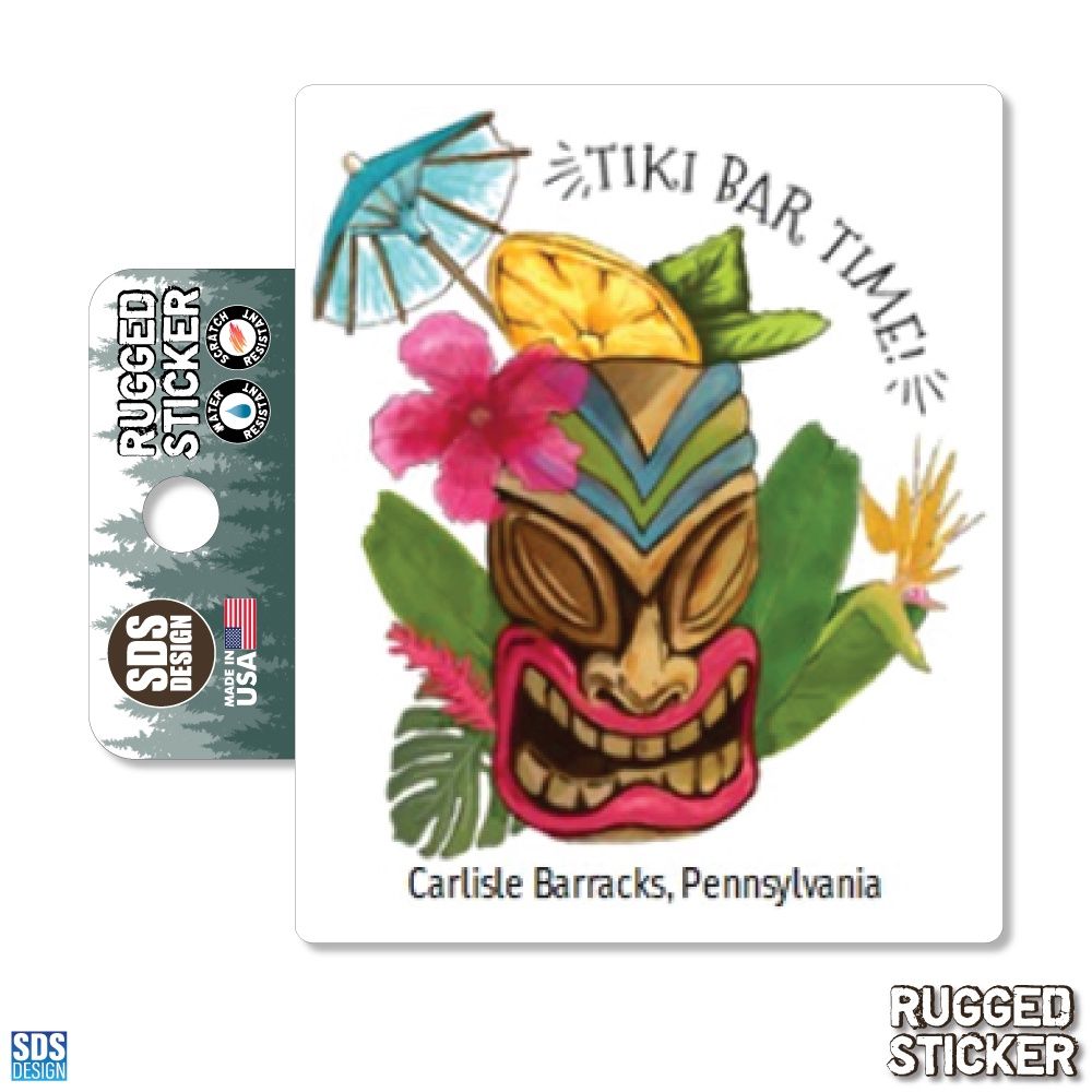 Sticker, Tiki Bar Time