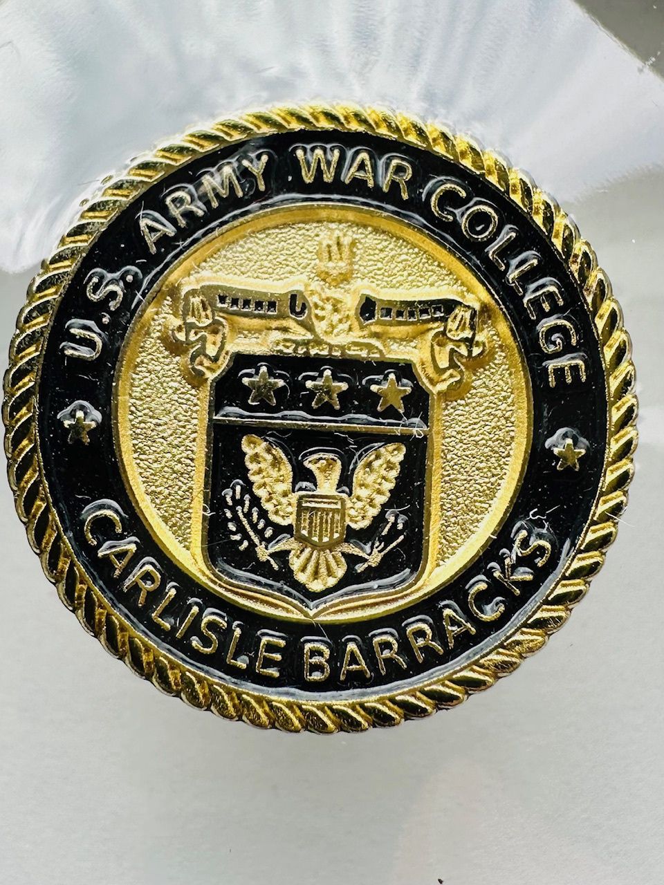 Lapel Pin, Black &amp; Gold