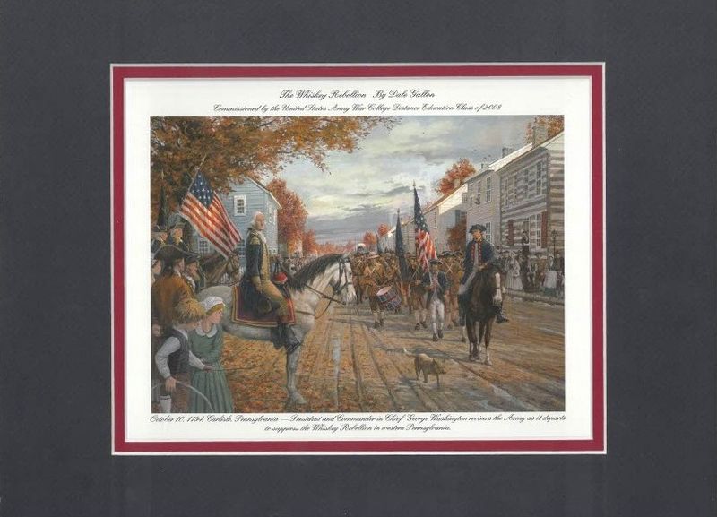 The Whiskey Rebellion Matted Print