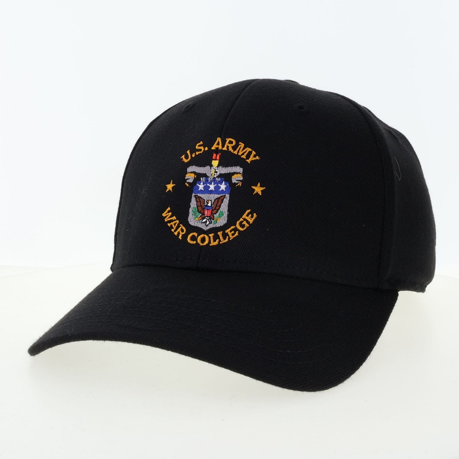 Serge Stretch Fitted Hat, Black