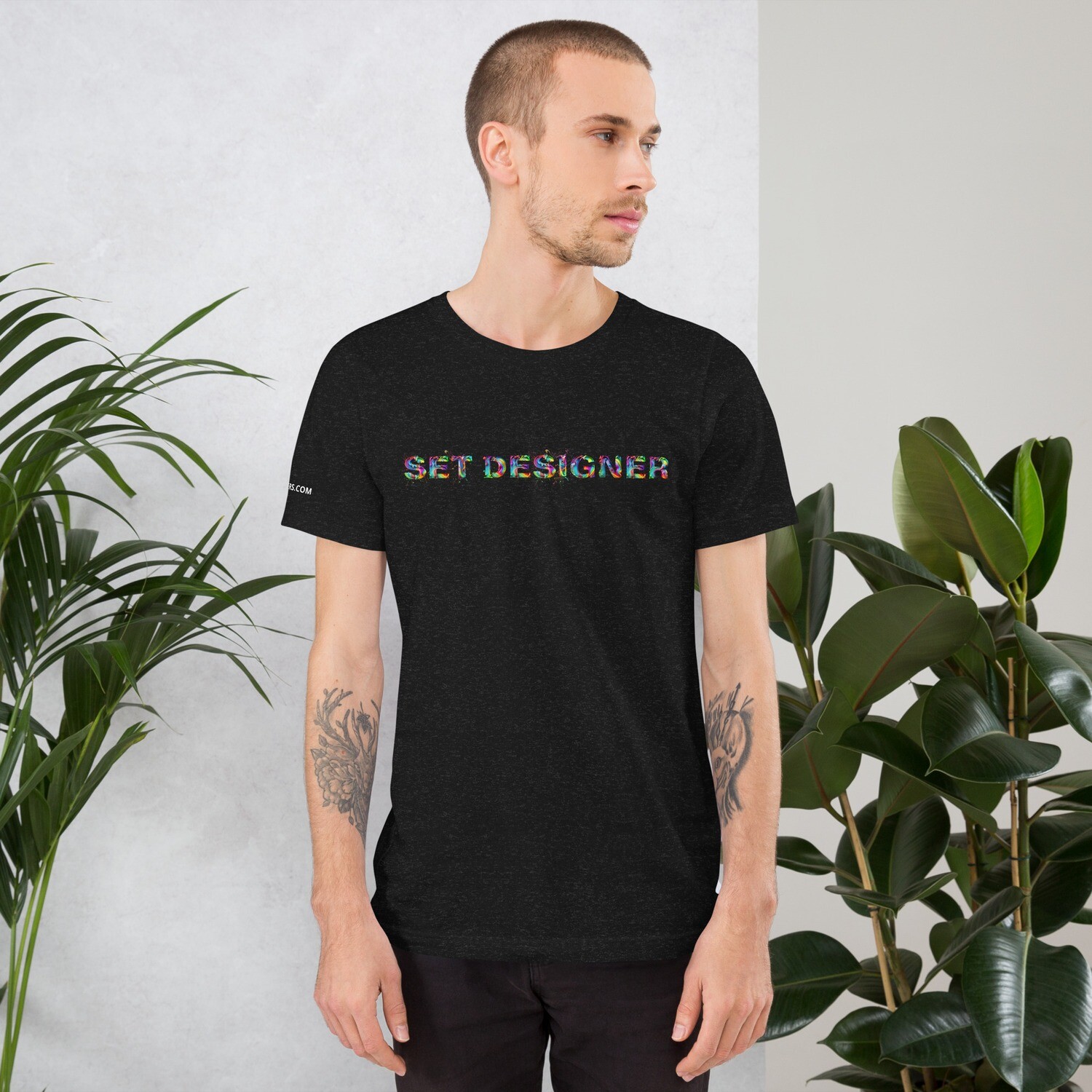 Set Designer | Rainbow Paint Splatter | Unisex T-Shirt