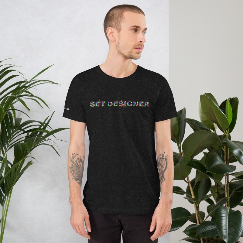 Set Designer | Rainbow Paint Splatter | Unisex T-Shirt