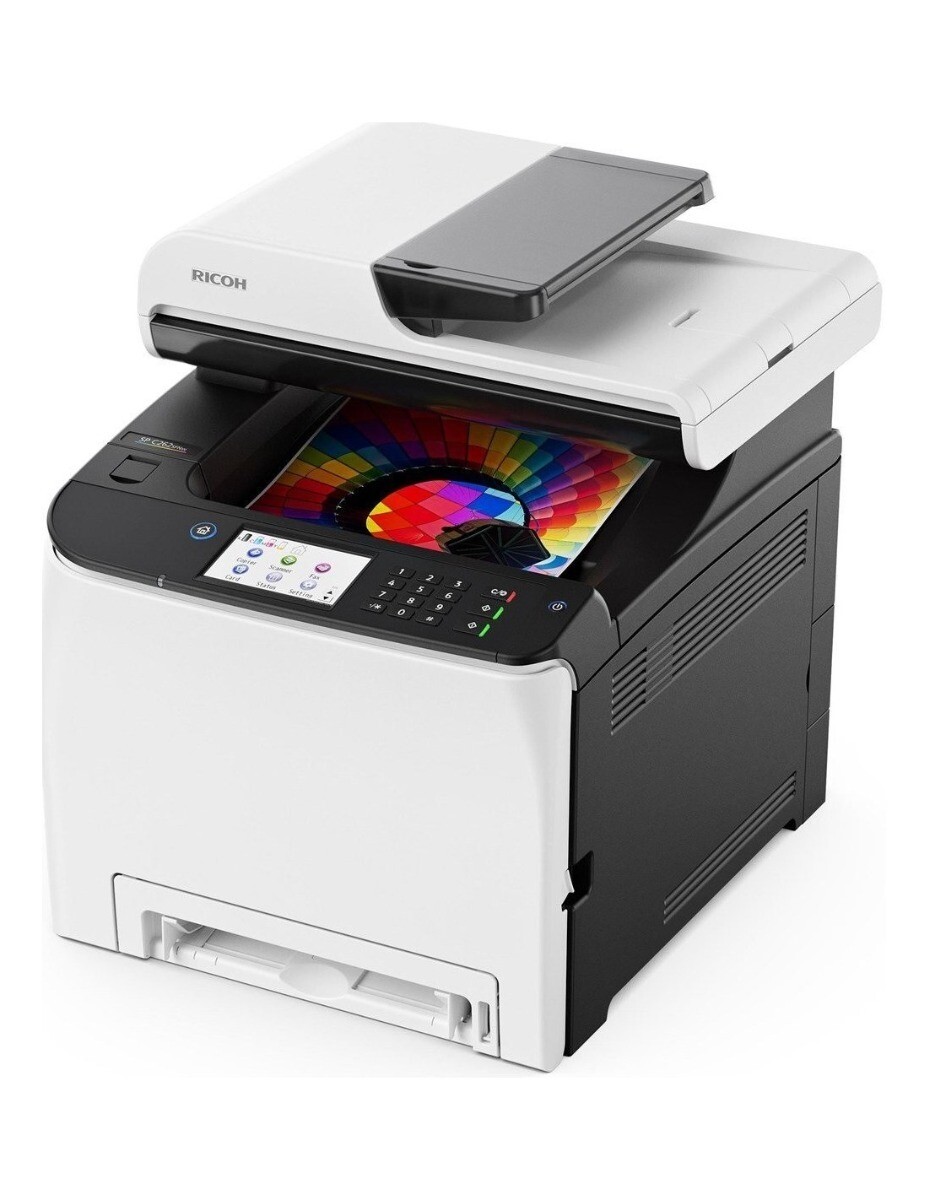 RICOH Stampante Multifunzione Laser a Colori Stampa A4 Scanner FAX Wifi Airprint