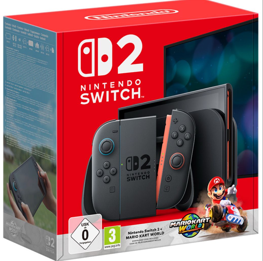 Console Nintendo Switch 2 Black + Mario Kart World