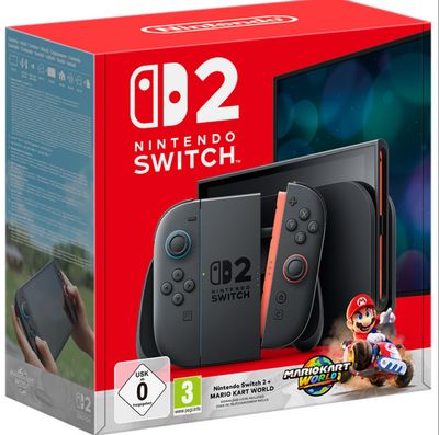 Console Nintendo Switch 2 Black + Mario Kart World