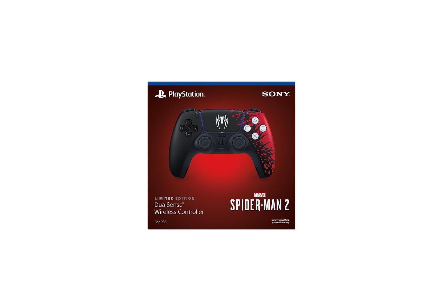 PlayStation DualSense Wireless Controller – Marvel’s Spider-Man 2 Limited Edition
