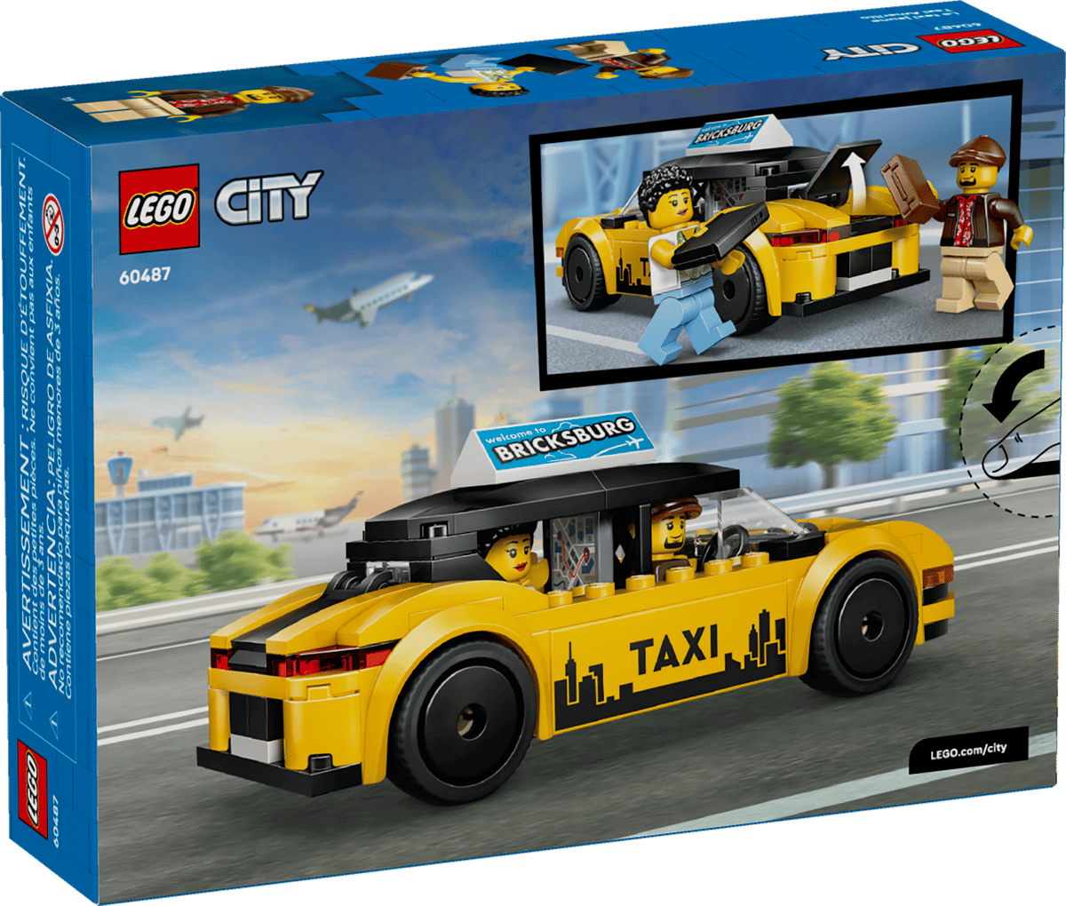 LEGO Yellow Taxi 60487