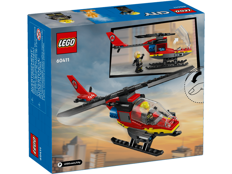 LEGO Fire Rescue Helicopter 60411