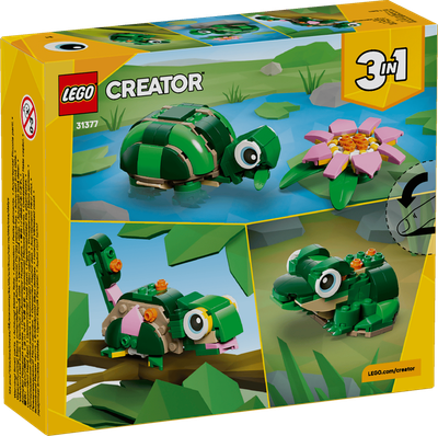 LEGO Turtle with a Water Lily Flower 31377
