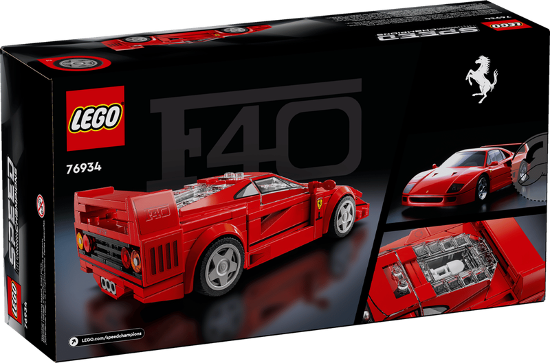 LEGO Ferrari F40 Supercar 76934