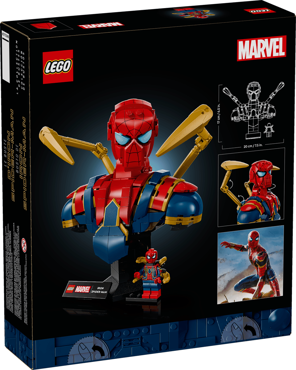 LEGO Iron Spider-Man Bust 76326