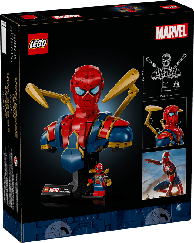 LEGO Iron Spider-Man Bust 76326