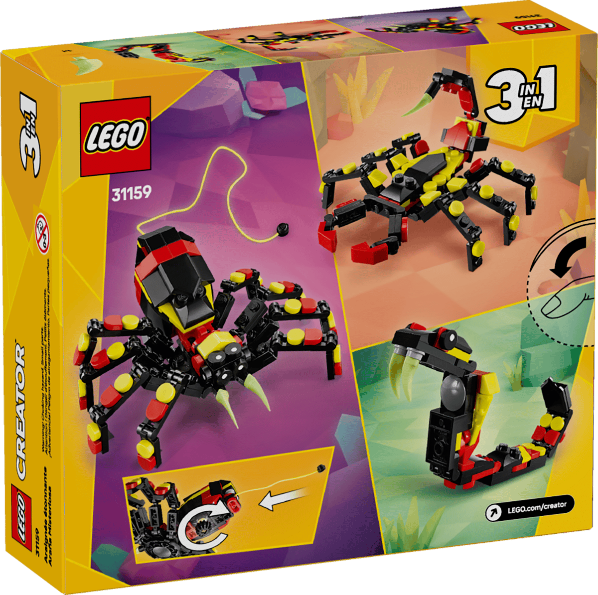 LEGO Wild Animals: Surprising Spider 31159