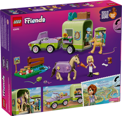 LEGO Horse &amp; Baby Foal Trailer 42695
