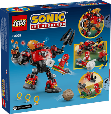 LEGO Knuckles vs. Dr. Eggman Egg Crusher Mech 77005