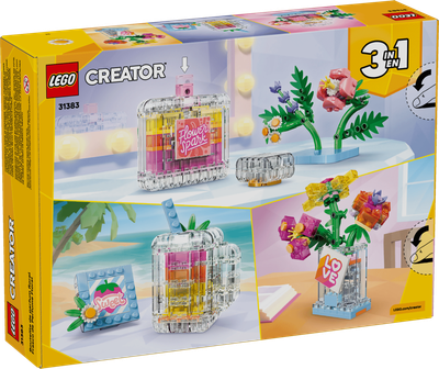 LEGO Floral Decor Perfume Bottle 31383