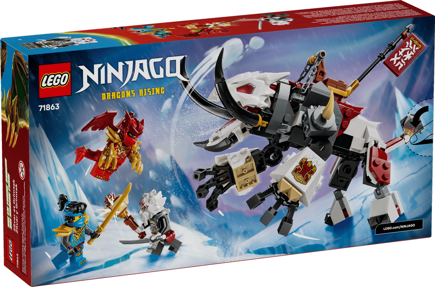 LEGO Zilvar and Grimtak the Dragon Beast 71863
