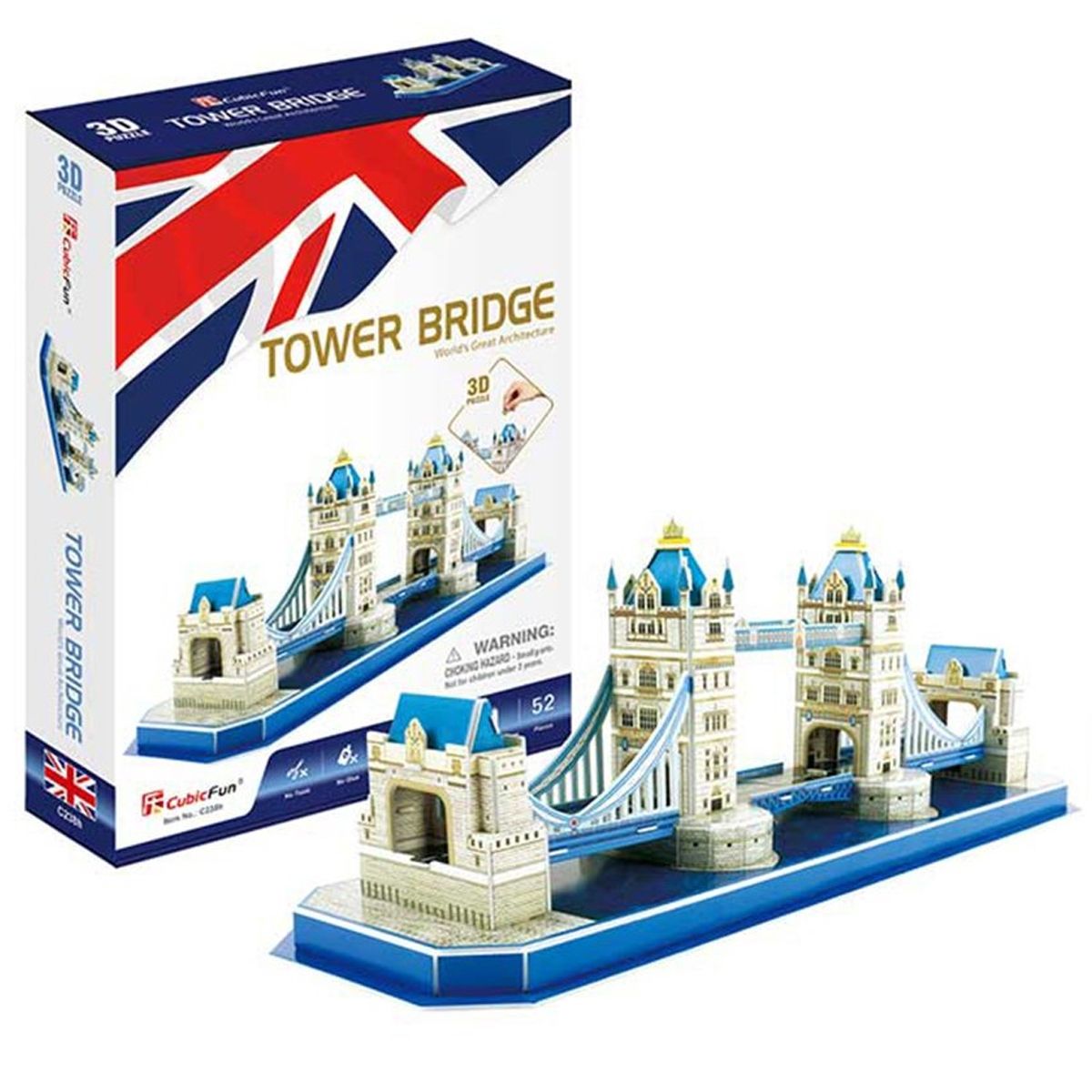 CubicFun London Tower Bridge 3D Puzzle 202385