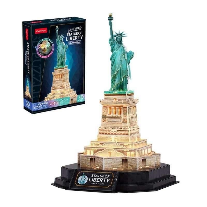 CUBIC FUN PUZZLE STATUE OF LIBERTY NIGHT EDITION L536h CBF205362