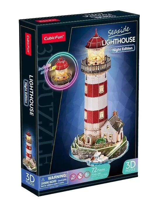 CUBICFUN LIGHTHOUSE WITH LED 3D PUZZLE L540H