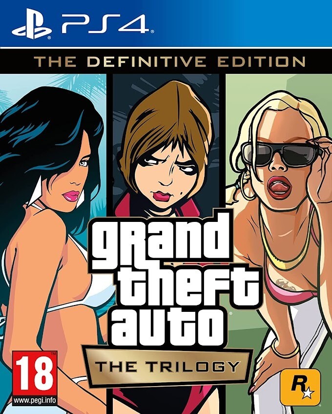 Grand Theft Auto: The Trilogy - The Definitive Edition (PS4) USED GTA