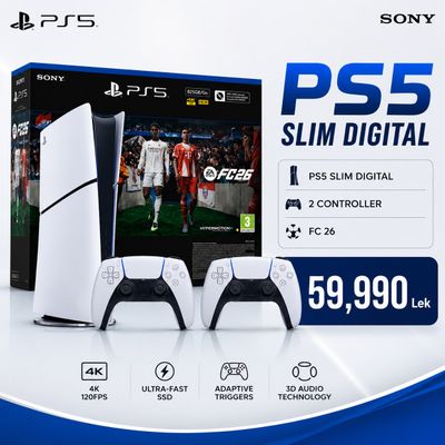 PlayStation 5 Slim Digital + 2 Controller + FC 26