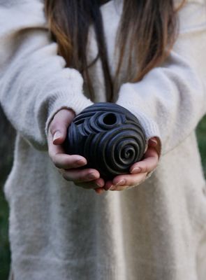 Vase &quot;Lena&quot; black small