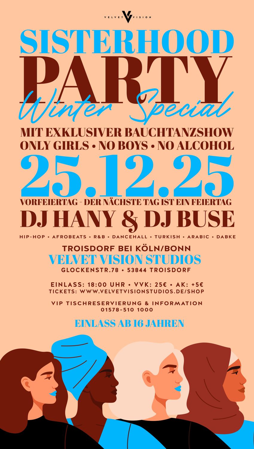 SISTERHOOD (GIRLS ONLY PARTY) VOL.8 - 25.05.2025 WINTER SPECIAL
