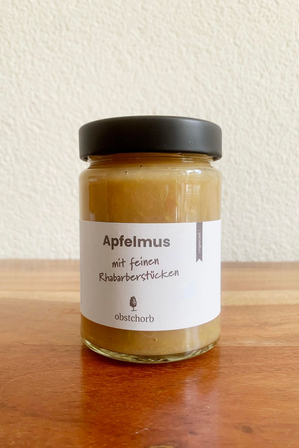 Apfelmus - mit feinen Rhabarberstückchen 300ml