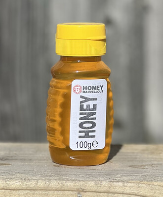 Runny Honey from Essex - Straight from the Hive - 100g Squeezy Bottle