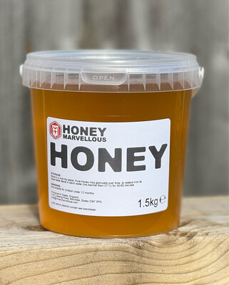 Runny Honey from Essex - Straight from the Hive - 1.5kg tub
